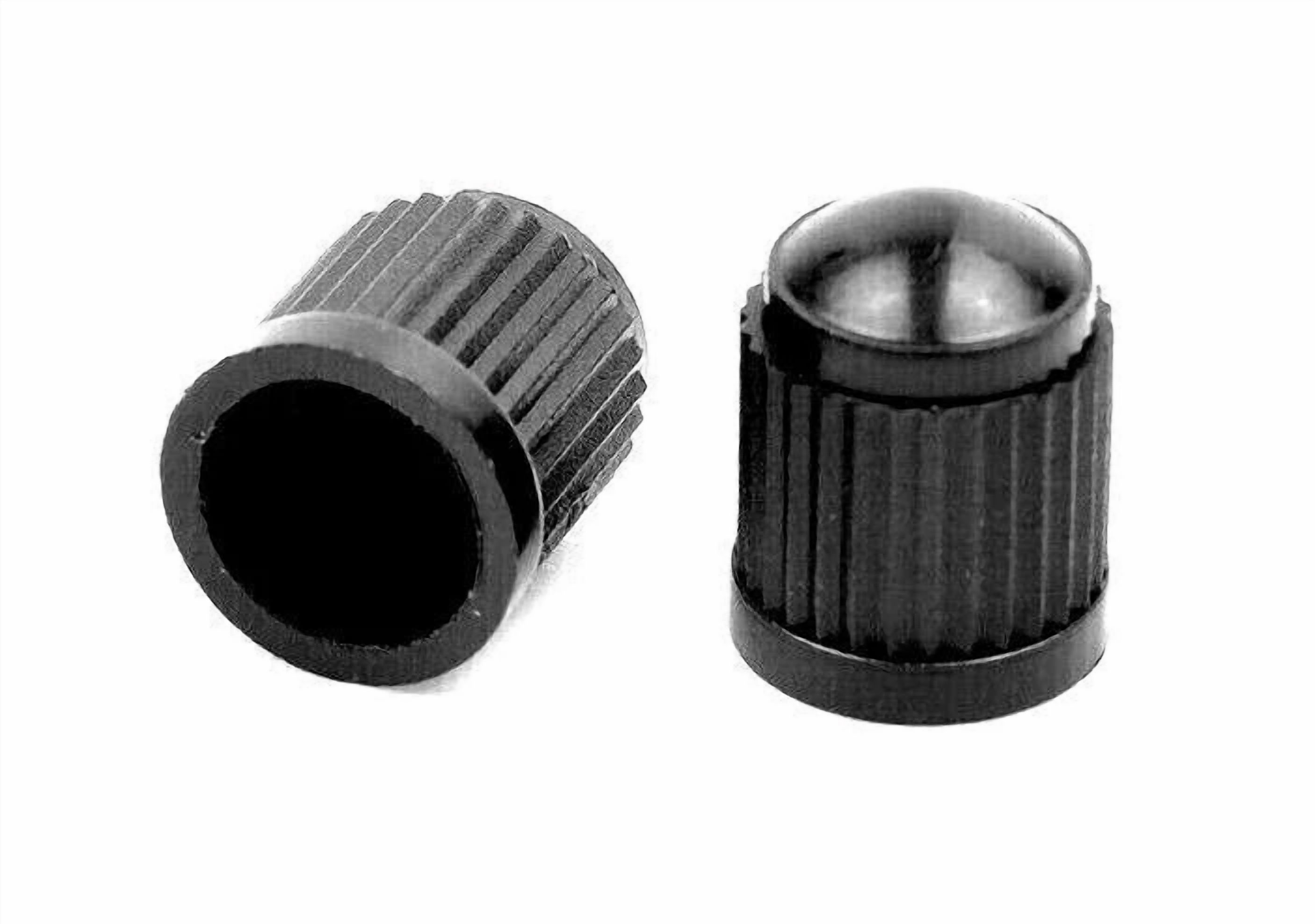 1000 Pcs Universal Black Plastic Car Motor Tire Valve Stem Caps