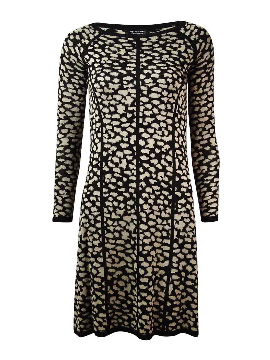 cheetah sweater dress