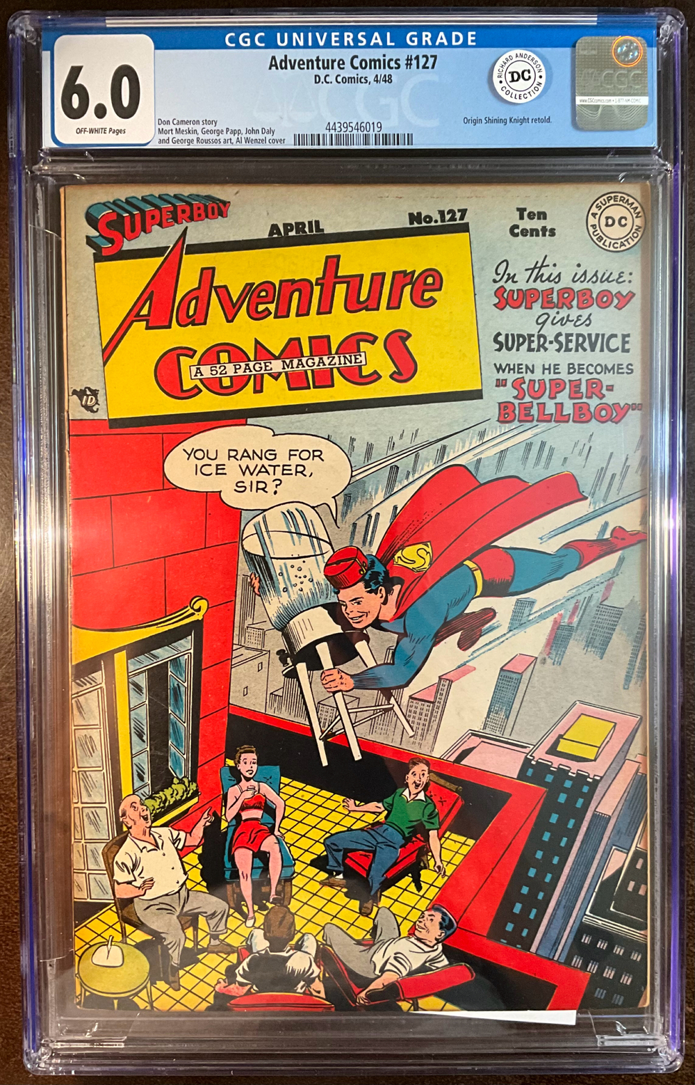 Cover of Adventure Comics #127