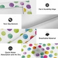 thumbnail image 6 of Polka Dots Outdoor Rug for Patio/Deck/Porch, Non-Slip Large Area Rug 5 x 7 Ft, Children's Day Colorful Watercolor Abstract Indoor Outdoor Rugs Washable Area Rugs, Reversible Camping Rug Carpet Runner, 6 of 8