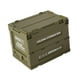 thumbnail image 5 of Caja de almacenamiento plegable, contenedor, ahorro de espacio, resistente, para el hogar, la oficina, asa incorporada, organizador apilable, versátil Verde 26x36x28cm, 5 of 8