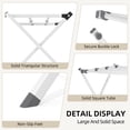 thumbnail image 4 of Clothes Drying Rack, KK KINGRACK Sturdy Extendable Laundry Drying Rack, Foldable Steel Drying Racks, White, 4 of 9