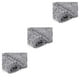 thumbnail image 5 of Ounissouiy Alfombrilla lavable a máquina con alta capacidad de absorción Exquisita chenilla hecha a mano Baño seguro Gris claro 24 * 36 Type1 NO1, 5 of 6