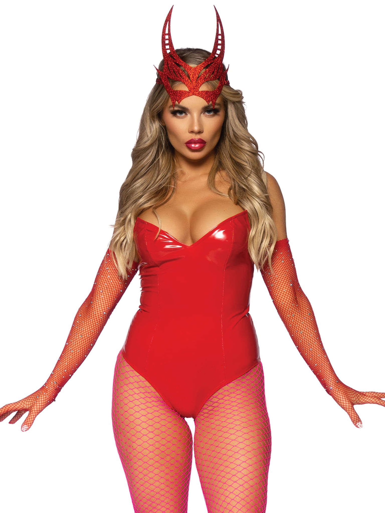 Leg Avenue Women's Vinyl Bodysuit DIY Costume Piece