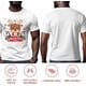 thumbnail image 5 of Mens T Shirts Merry Christmas Deer Snowflakes Short Sleeve Casual Men's Tee Tops Graphic T-Shirts for Teen Boys/Men, 5 of 8