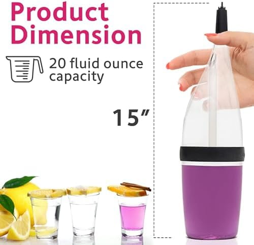 Jellinator Jello Shot Maker  Jello Shot Dispenser with Spring Tip, Alcohol Shot Pourer, Liquor Shot Dispenser, Shot Filler and Holder, Jello Shot Kit, Perfect for Halloween Parties
