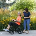 thumbnail image 7 of ProBasics Aluminum Transport Wheelchair with 12" Rear Wheel for Smoother Ride, 300 lb Weight Capacity, 7 of 7