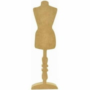 Beyond The Page MDF Mannequin Standing Shape, 2.5" x 8.5" x .5"
