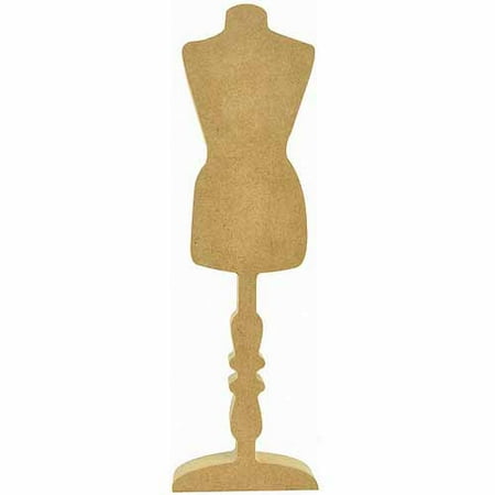Beyond The Page MDF Mannequin Standing Shape, 2.5" x 8.5" x .5"