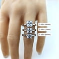 thumbnail image 5 of NANA Silver 6.00mm (1.50ct) Princess Cut Zirconia Lucita Solitaire Ring-Platinum Plated-Size 11.5, 5 of 7