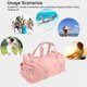 thumbnail image 3 of Bolsa de Vije, Correa de Hombro Desmontable de Gran Capacidad Transporte en la Bolsa Resistente a la Lágrima Portátil para Caminar para Deportes, 3 of 7