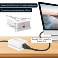 thumbnail image 4 of RJ45 Cat6 Surface Mount Box Shielded 1-Port, Ethernet Jack Box Compatible with UTP Cat6/Cat5e/Cat5 Stranded or Solid Network Cables, 5-Pack, White, 4 of 7