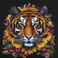 thumbnail image 3 of CafePress - Sunflower Tiger T Shirt - Womens Tri-blend T-Shirt, 3 of 4