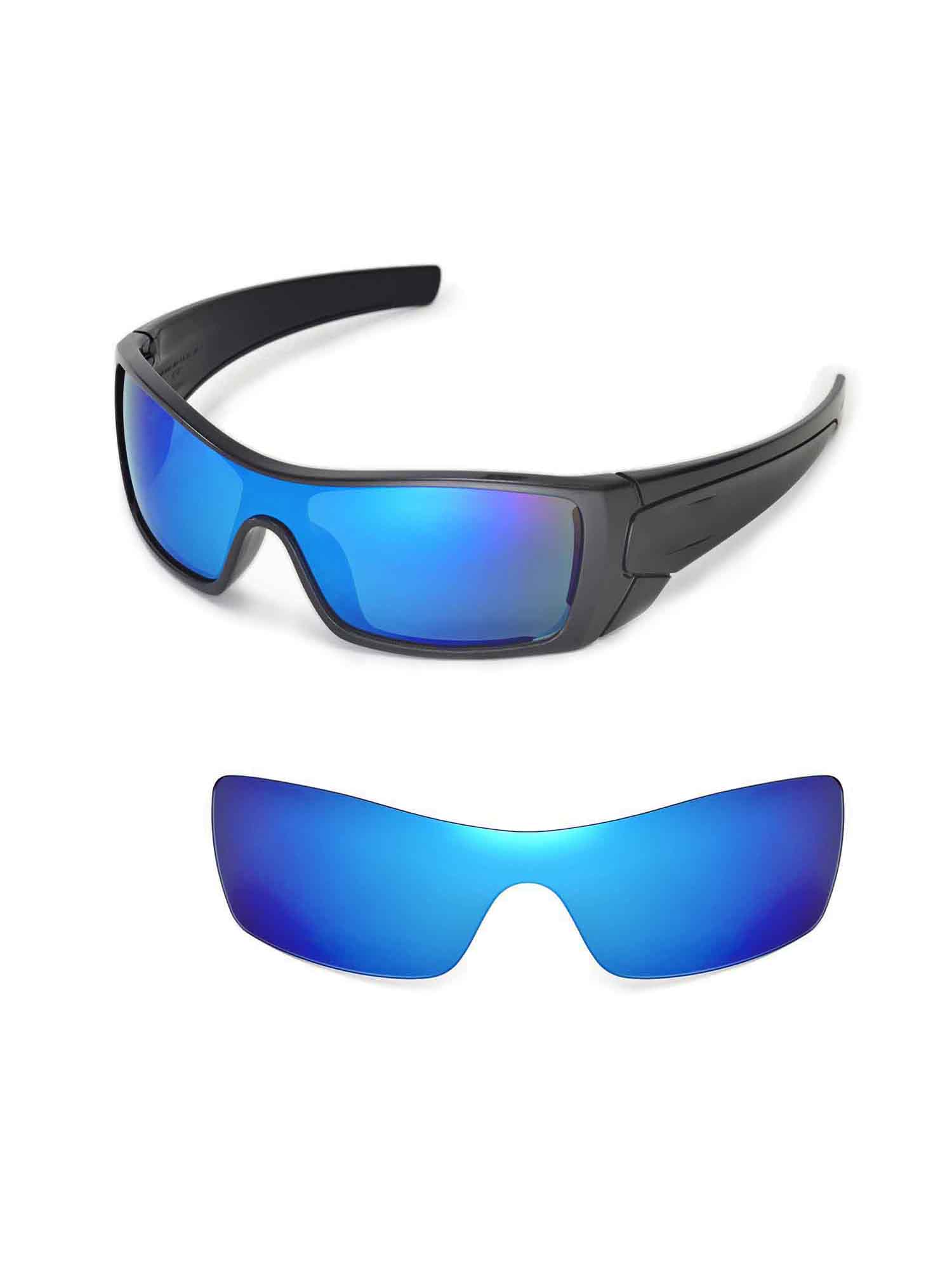 Walleva Ice Blue Polarized Replacement Lenses for Oakley Batwolf Sunglasses - image 1 of 7