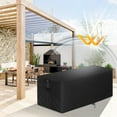 thumbnail image 3 of Saking Rectangular Fire Pit Cover for 57 inch Propane Gas Fire Pit Table,Outdoor Waterproof Firepit Table Cover - 57 X 22 X 25 Inch, 3 of 6