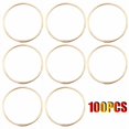 thumbnail image 1 of 100 Uds Color Dorado Gran AtrapasueñOs Anillo Circular Anillos Artesanales para AtrapasueñOs Aros Colgantes Conectores DIY 65MM, 1 of 8