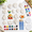 15 Pcs Flowers, variant on 15 Plasterting Kit For Adults & Teens - Diy Miniature Cake Dessert Figurines Ceramic-like Food Props Home Aesthetic Decor Craftin