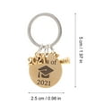 thumbnail image 2 of 1Pc Graduation en Acier Inoxydable Porte-Clés Sac Pendentif Coeur Conception Cadeau Porte-Clés, 2 of 6