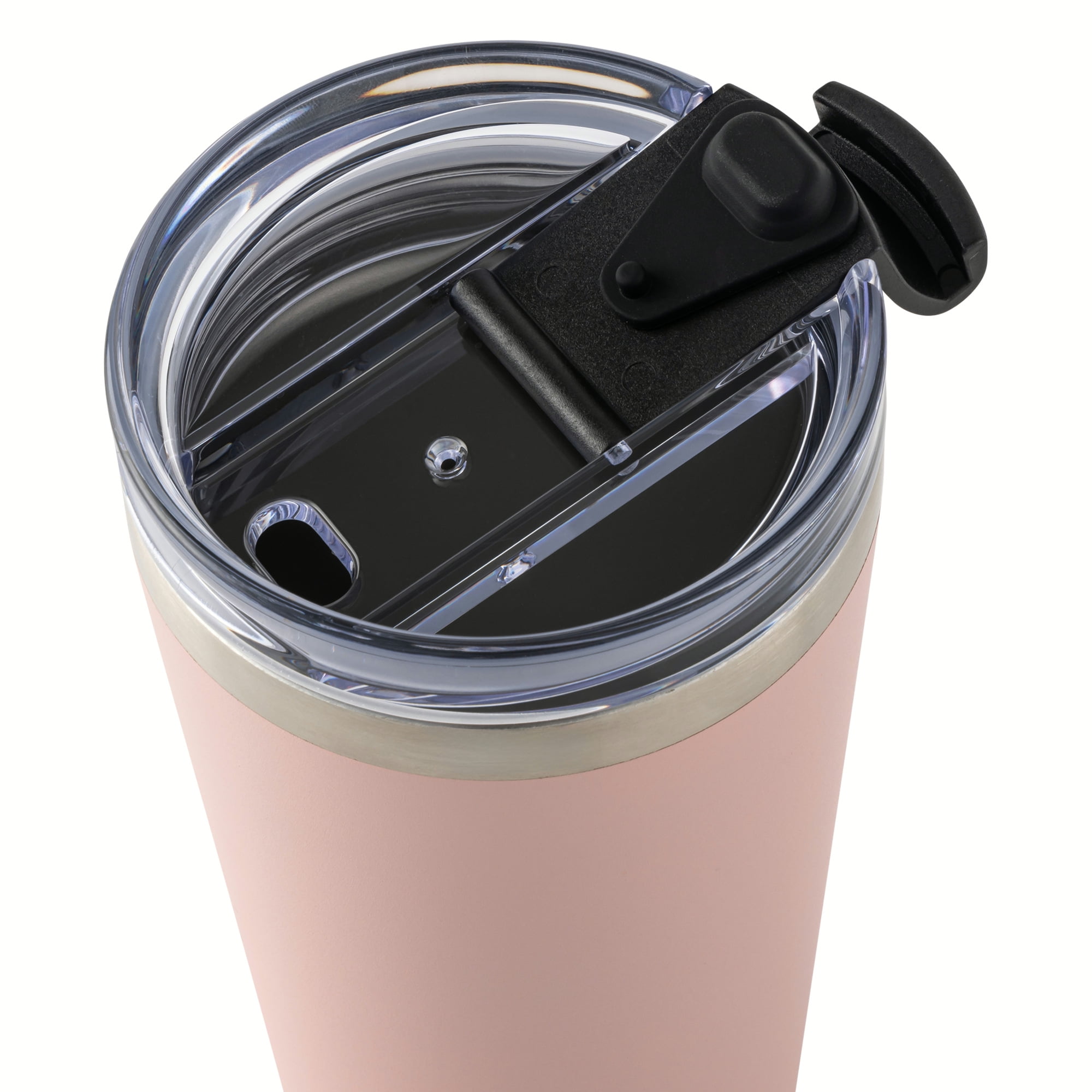 Mainstays 20 oz Stainless Steel Tumbler, Blush
