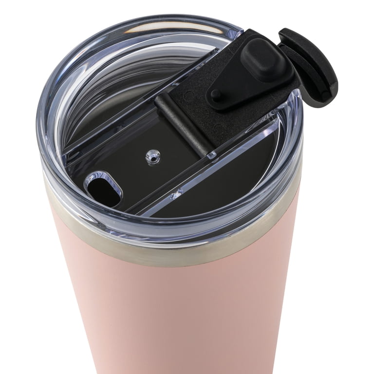 Mainstays Stainless Steel Tumbler, 20 oz, Blush photo 3