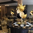 thumbnail image 6 of 4 Set Black Gold Balloon Stand Kit for Birthday, Graduation, New Year Party Decor, 6 of 6