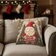 thumbnail image 4 of Seyotauo Pink Christmas Farmhouse Pillow Covers for Couch Sofa Bed,Cute Xmas Gnome Romantic Christmas Trees Pillow Cases Cushion Covers 18x18 Inch ,Winter Cute Snowman Square Cushion Cases, 4 of 6