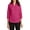 Pink Azalea, variant on Womens 3 4 Sleeve SuperPro Twill Shirt with Button Down Collar