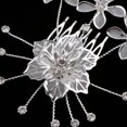thumbnail image 4 of Accesorio para el cabello con forma de flor de cristal con purpurina Yuyangstore Cabezal nupcial de boda, 4 of 8