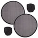 thumbnail image 1 of GOOHOCHY 2 ventiladores plegables de verano, de mano, redondos, plegables, en blanco, portátiles, 1 of 7