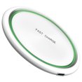 thumbnail image 2 of Cargador inalámbrico 15W Base de carga rápida Reemplazo de almohadilla de carga de teléfono delgada redonda para iPhone 12, Blanco Inevent EL002055-02, 2 of 7