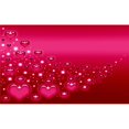 thumbnail image 1 of Benzara BM205842 Contemporary Valentine Themed Rectangle Shape Wall Art, Red, 1 of 2