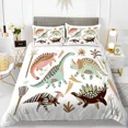 thumbnail image 1 of 3D Small Dinosaur Cartoon Cute Simple Bedding Set Couple King Single Size for Kids Children Polyester Quilt Cover Pillow Case, 1 of 7