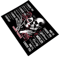 thumbnail image 3 of Lotusprinthandmade Personalized Name Skull Couple We're A Team I Choose You Poster 16" x 24", 3 of 5