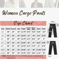 thumbnail image 5 of Notus Women's Casual Cargo Pants with Pockets - Military Army Hiking Combat Tactical Work Trousers in Cotton Black XL, 5 of 7