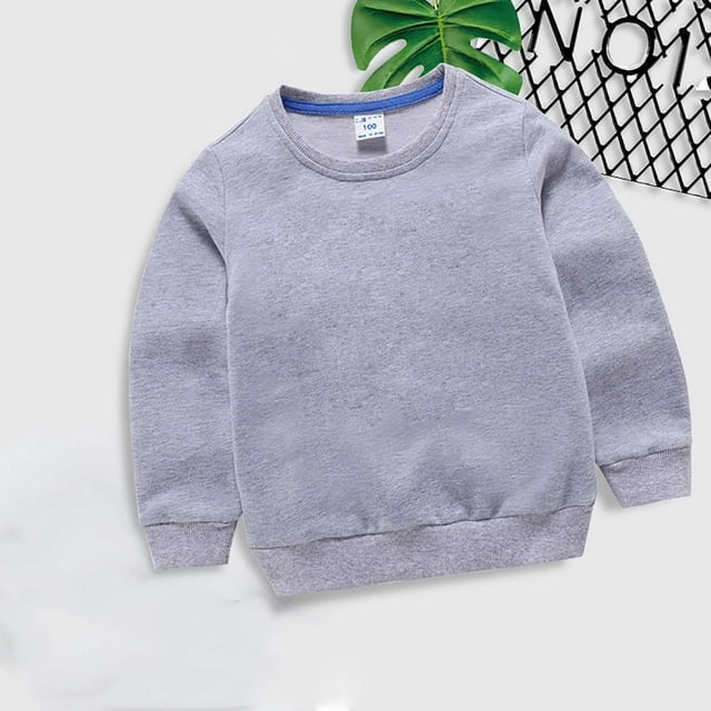 DPTALR Chandails d'Hiver pour Enfants Garçons Filles Enfants Couleur Unie Chandail Extérieur