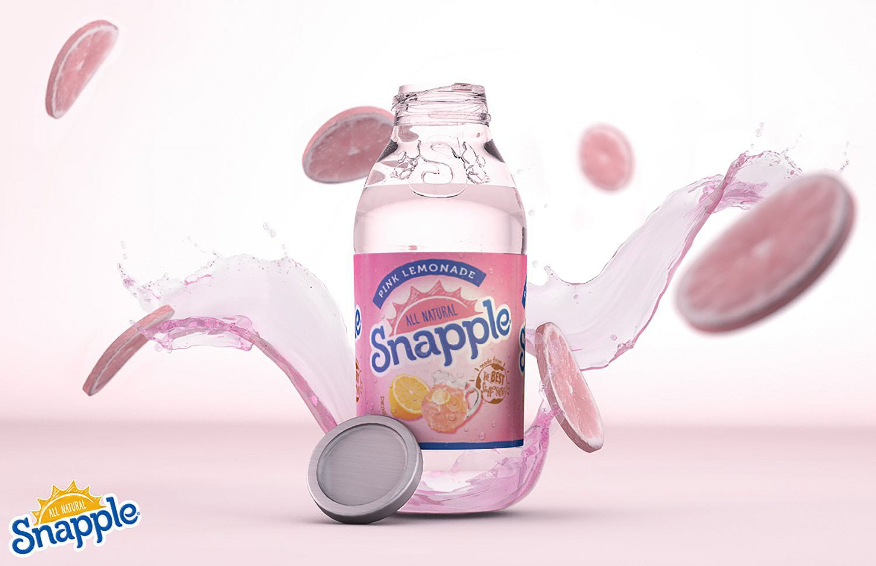Snapple - Pink Lemonade - 16 fl oz (12 Plastic Bottles)