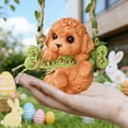 thumbnail image 4 of Swing Animal Garden Statue Garden Sculptures Outdoor Statue Cute Animal Figurine Resin Sculpture for Housewarming Room Garden, 4 of 6