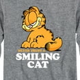 thumbnail image 3 of Garfield - Never Trust Smiling Cat - Toddler And Youth Long Sleeve Graphic T-Shirt, 3 of 5