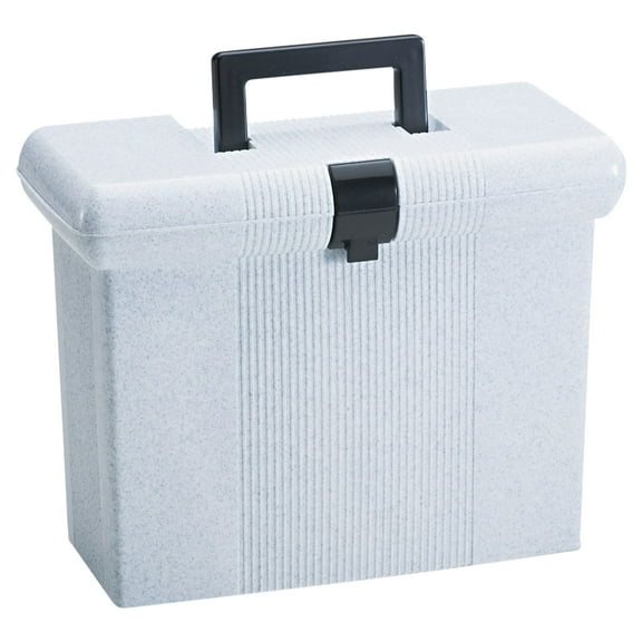 Pendaflex Portafile File Storage Box Letter Plastic 14-7/8 x 6-1/2 x 11-7/8 Granite 41737