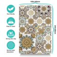 thumbnail image 5 of Boho Retro Floral Pet Feeding Mat-Absorbent Pet Placemat for Food and Water Bowl, with Waterproof Rubber Backing, Quick Dry Water Dispenser Mat for Dog and Cat (16"x24"), 5 of 7