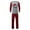 Red-Men, variant on KHONTS Family Christmas Pajamas Sets Cute Graphic Long Sleeve Plaid Shirt and Pajama Pants Xmas Loungewear Sets 2-Men XL