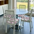thumbnail image 6 of KLL Orchids Flowers Pattern Seat Covers for Dining Room Chairs,Washable Chair Seat Chair Covers Seat Protector-Two Pieces, 6 of 7