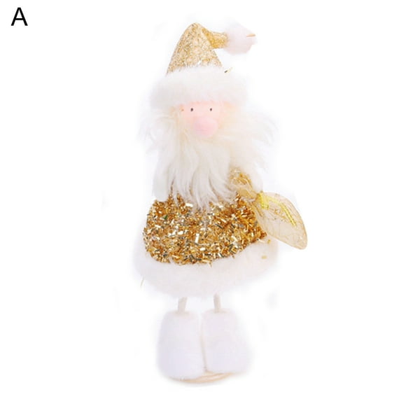 Opolski Christmas Doll Nice-looking Portable Lightweight Angel Snowman Doll Christmas Tree Pendant Decor for Table