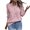 Pink, variant on Plebaso Sweatshirts for Women Button down Lapel Long Sleeve Pullover Sweatshirt Fashion Clothes