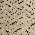 thumbnail image 1 of Ahgly Company Machine Washable Indoor Square Abstract Pastel Orange Area Rugs, 7' Square, 1 of 7