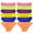 Neon Panties (12 Pack), variant on DDI 2271612 Angelina Seamless Tagless Neon Bikini Panties Case of 288