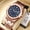 Rose shell blue surface steel belt, variant on Men's watches, luxury men's watches, new waterproof luminous luxury men's wristwatches, fashionable trendy watches, business men's watches