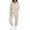 Beige, variant on Dxzfnsa Womens Lounge Sets Women's 2 piece Solid Color Outfits Long Sleeve Hooded Sweatshirts Sweatpants Fleece Fall Fashion Clothing
