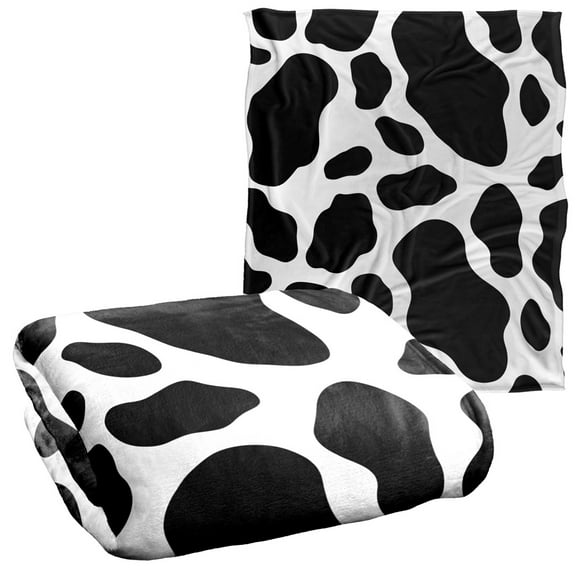 Logovision Cow Print Silky Touch Super Soft Throw Blanket 50' x 60'