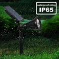 thumbnail image 6 of WE 4 LED Solar Spotlights 2 in 1 Waterproof Security Light Solar Lights Outdoor for Tree,Patio,Yar (Blue), 6 of 6